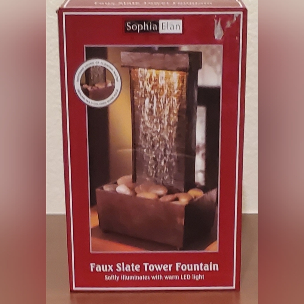 Brown Decorative Water Feature Accent